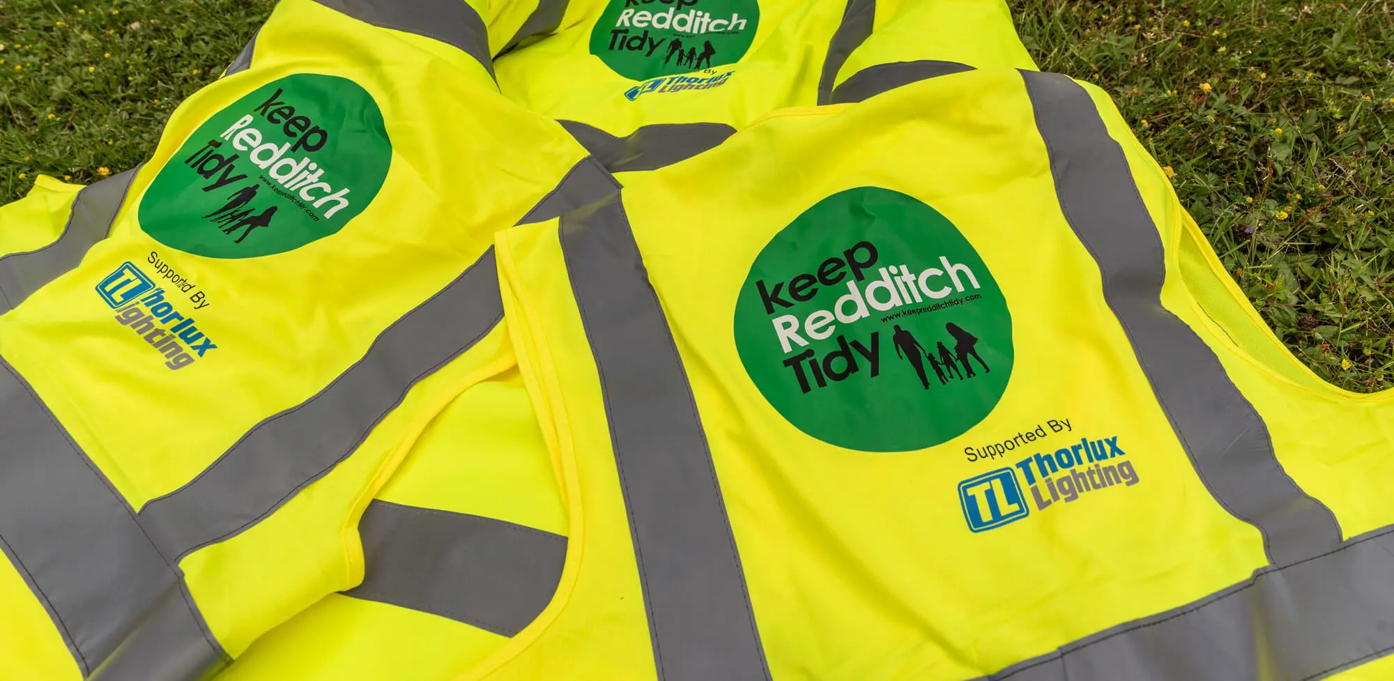 Keep Redditch Tidy equipment and supporters